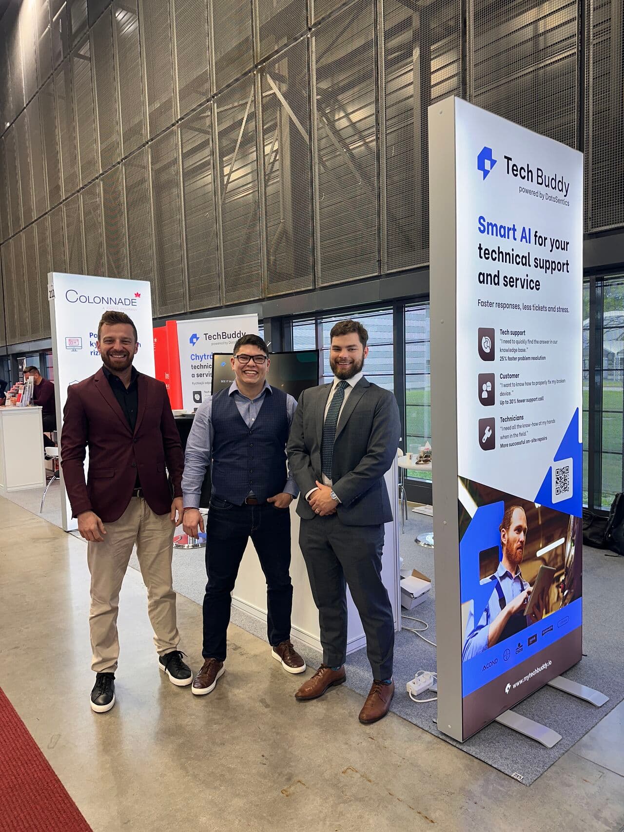 TechBuddy at a conference